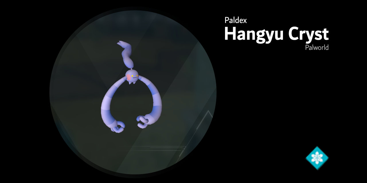 Hangyu Cryst 032B – Palworld Active Skills, Location, Breeding Pairs, & Drops