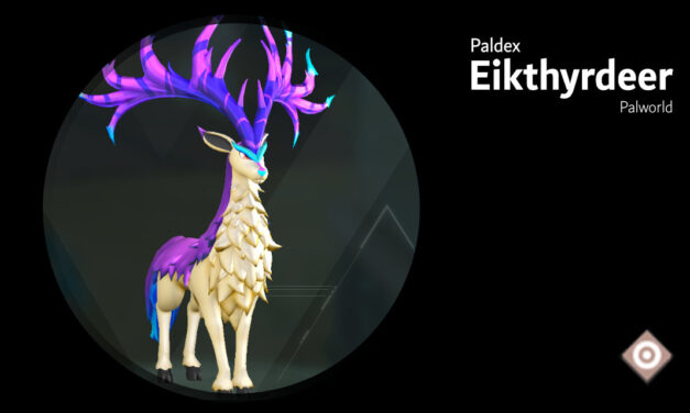 Eikthyrdeer 037 – Palworld Active Skills, Location, Breeding Pairs, & Drops