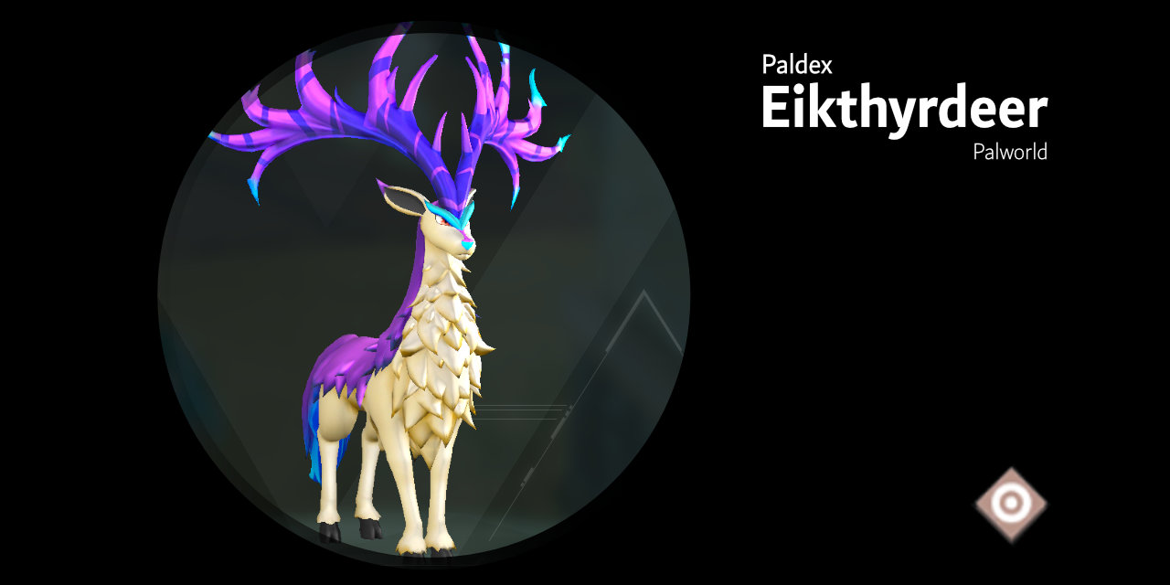 Eikthyrdeer 037 – Palworld Active Skills, Location, Breeding Pairs, & Drops