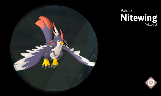 Nitewing 038 – Palworld Active Skills, Location, Breeding Pairs, & Drops