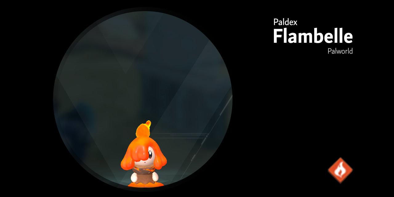 Flambelle 070 – Palworld Active Skills, Location, Breeding Pairs, & Drops