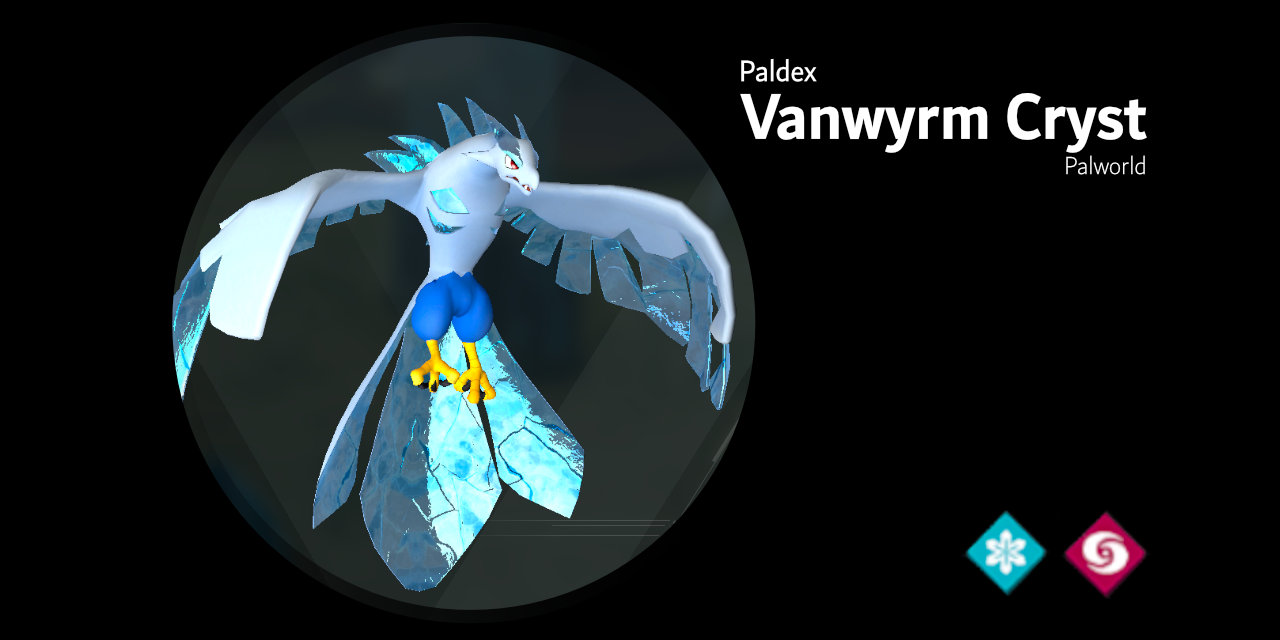 Vanwyrm Cryst 071B – Palworld Active Skills, Location, Breeding Pairs, & Drops