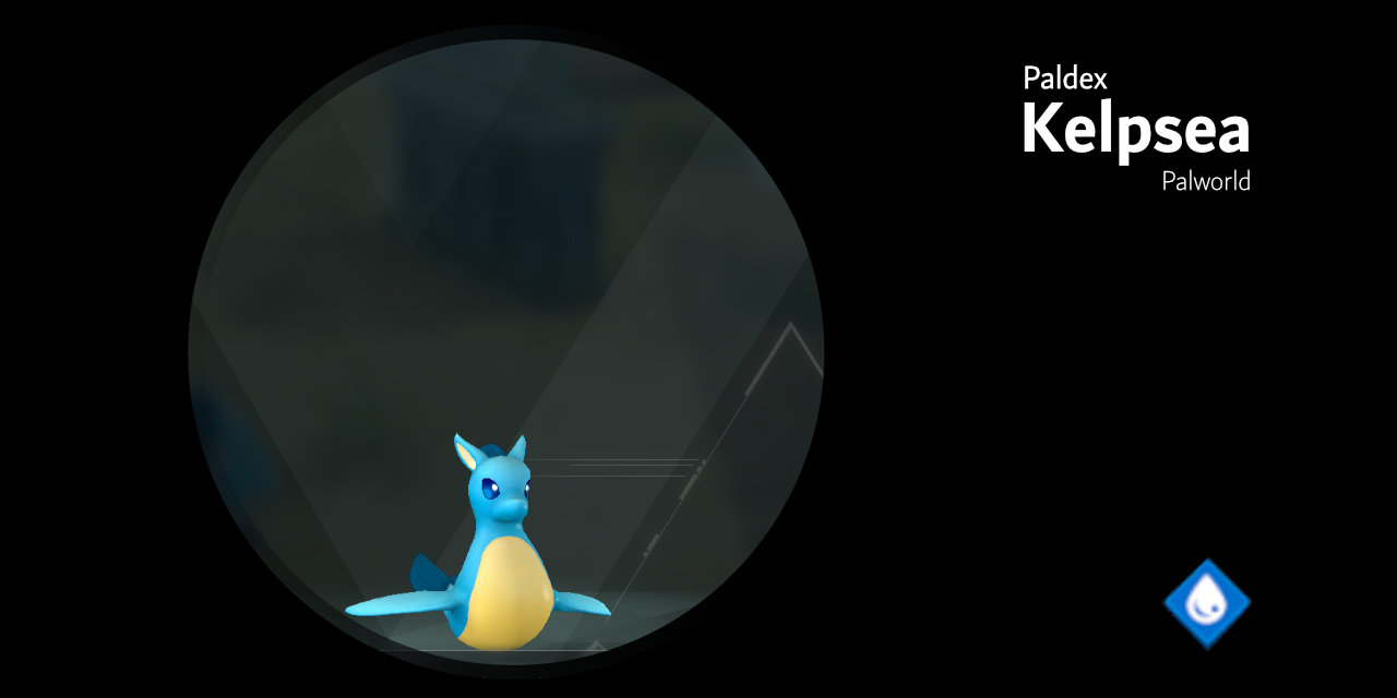 Kelpsea 081 – Palworld Active Skills, Location, Breeding Pairs, & Drops