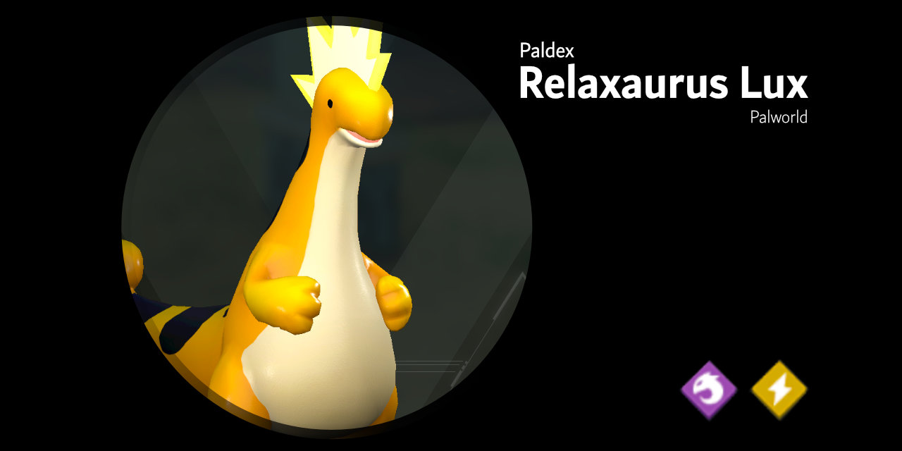 Relaxaurus Lux 085B – Palworld Active Skills, Location, Breeding Pairs, & Drops