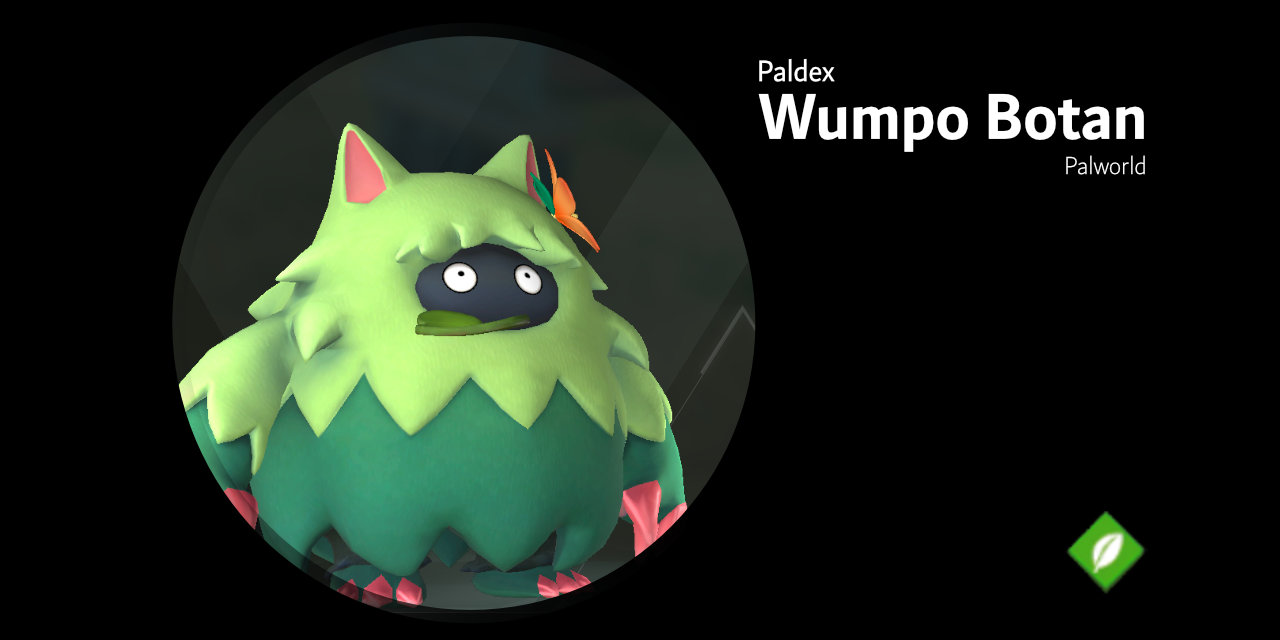 Wumpo Botan 091B – Palworld Active Skills, Location, Breeding Pairs, & Drops