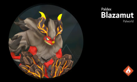 Blazemut 096 – Palworld Active Skills, Location, Breeding Pairs, & Drops