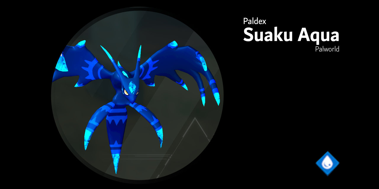 Suzaku Aqua 102B – Palworld Active Skills, Location, Breeding Pairs, & Drops