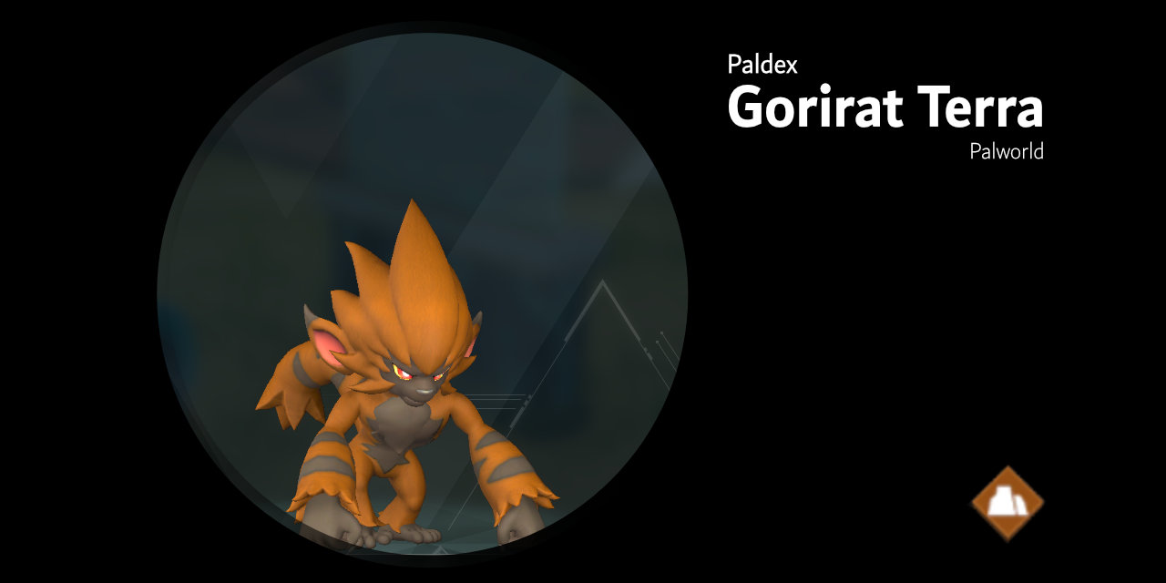 Gorrirat Terra 095 – Palworld Active Skills, Location, Breeding Pairs, & Drops