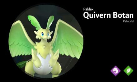 Quivern Botan 095B- Palworld Active Skills, Location, Breeding Pairs, & Drops