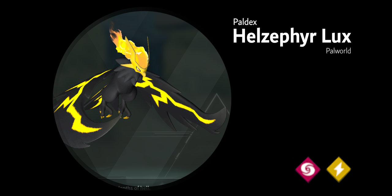 Helzaphyr Lux 097B – Palworld Active Skills, Location, Breeding Pairs, & Drops